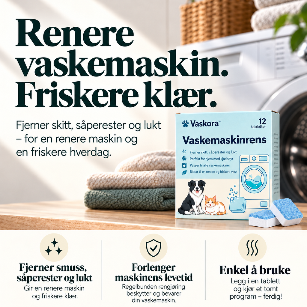 Vaskora vaskemaskinrens