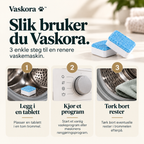 Vaskora vaskemaskinrens