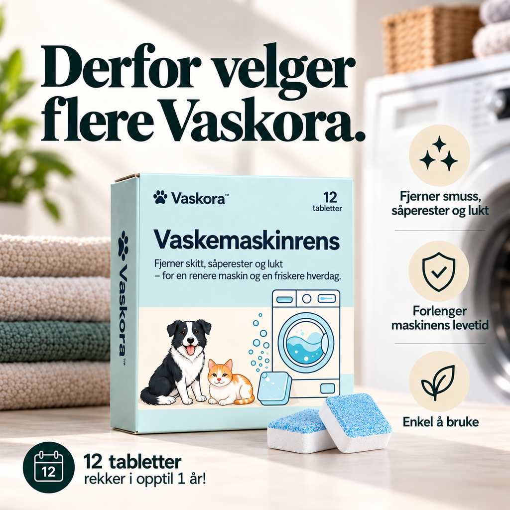 Vaskora vaskemaskinrens